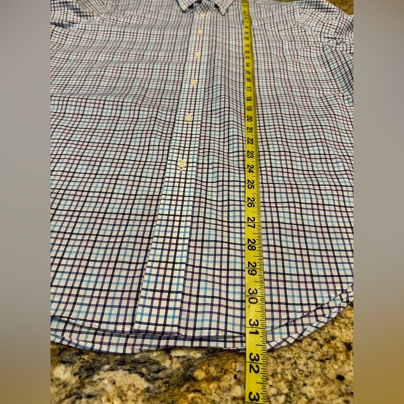 Lauren Ralph Lauren Men’s Shirt Size 16 (34/35) Classic Fit Non-Iron Plaid - Picture 8 of 9